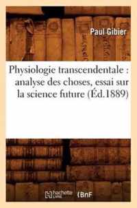 Physiologie Transcendentale