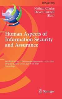 Human Aspects of Information Security and Assurance