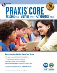 Praxis Core Academic Skills for Educators (5713, 5723, 5733) Book + Online, 3rd Ed.