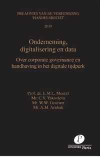 Preadviezen Vereeniging 'Handelsrecht'  -   Onderneming, digitalisering en data