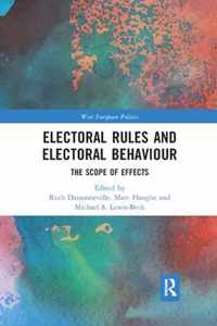 Electoral Rules and Electoral Behaviour