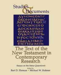 The Text of the New Testament in Contemporary Research