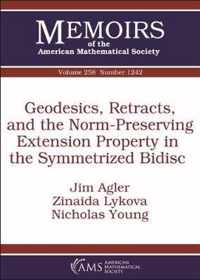 Geodesics, Retracts, and the Norm-Preserving Extension Property in the Symmetrized Bidisc