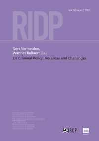 RIDP - Revue Internationale de Droit Pénal 92-2 (2021 -   EU Criminal Policy: Advances and Challenges