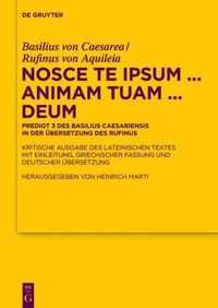 Nosce te ipsum ... animam tuam ... Deum