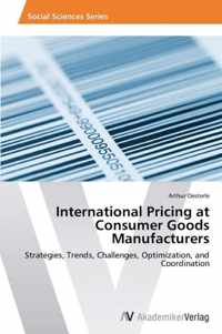 International Pricing at Consumer Goods Manufacturers