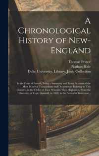 A Chronological History of New-England