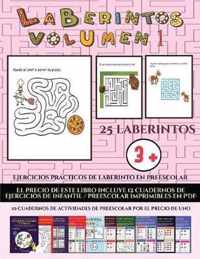 Ejercicios practicos de laberinto en preescolar (Laberintos - Volumen 1)