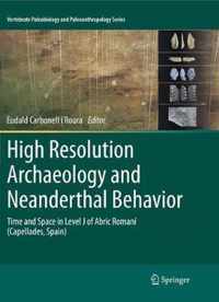 High Resolution Archaeology and Neanderthal Behavior