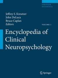 Encyclopedia of Clinical Neuropsychology