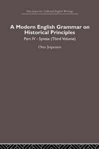 A Modern English Grammar on Historical Principles