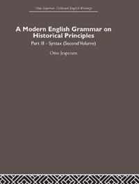 A Modern English Grammar on Historical Principles