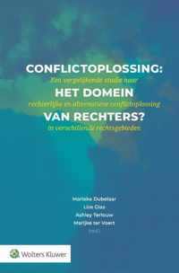 Conflictoplossing: het domein van rechters?