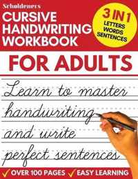 Cursive Handwriting Workbook for Adults