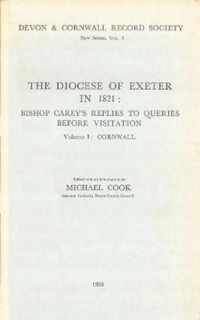 The Diocese of Exeter in 1821