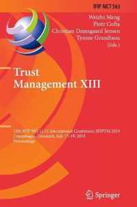 Trust Management XIII