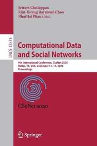 Computational Data and Social Networks