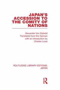 Japan's Accession to the Comity of Nations