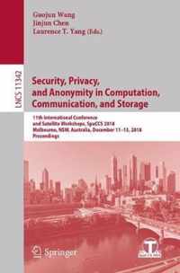 Security, Privacy, and Anonymity in Computation, Communication, and Storage