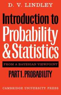 Introduction to Probability and Statistics from a Bayesian Viewpoint, Part 1, Probability