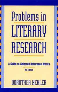 Problems in Literary Research