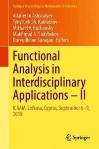 Functional Analysis in Interdisciplinary Applications-II