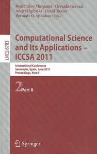 Computational Science and Its Applications - ICCSA 2011