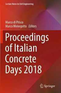 Proceedings of Italian Concrete Days 2018