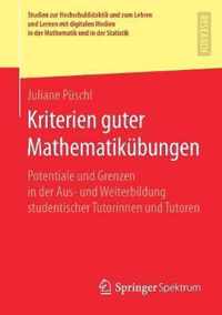 Kriterien guter Mathematikubungen