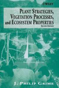 Plant Strategies, Vegetation Processes And Ecosystem Propert