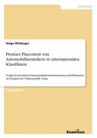 Product Placement von Automobilherstellern in internationalen Kinofilmen