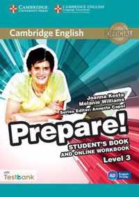 Cambridge English Prepare! 3 student's book+online workbook+testbank