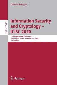 Information Security and Cryptology ICISC 2020