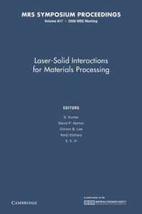 MRS Proceedings Laser-Solid Interactions for Materials Processing