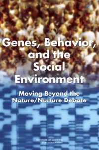 Genes, Behavior, and the Social Environment