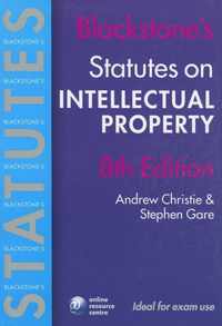 Blackstone's Statutes on Intellectual Property