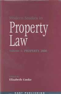 Modern Studies in Property Law