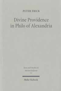 Divine Providence in Philo of Alexandria