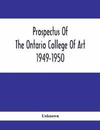 Prospectus Of The Ontario College Of Art