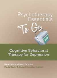 Cognitive Behavioral Therapy For Depress