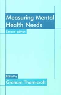 Measuring Mental Health Needs