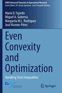 Even Convexity and Optimization