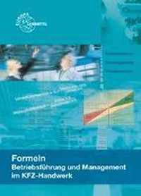 Formeln Betriebsführung und Management im KFZ-Handwerk