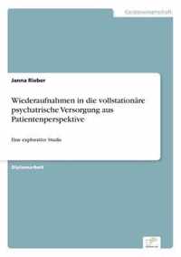 Wiederaufnahmen in die vollstationare psychatrische Versorgung aus Patientenperspektive