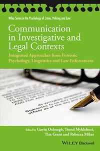 Communication in Investigative and Legal Contexts