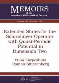 Extended States for the Schrodinger Operator with Quasi-Periodic Potential in Dimension Two