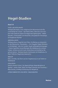 Hegel-Studien / Hegel-Studien