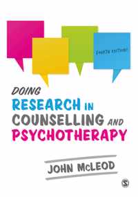 Doing Research in Counselling and Psychotherapy