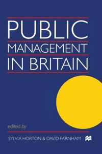 Public Management in Britain