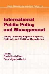 International Public Policy and Management